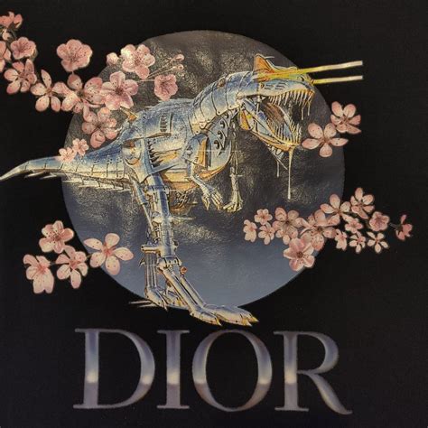 dior and sayorama ter|dior x sorayama tyrannosaurus.